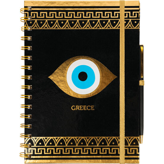 ΜΠΛΟΚ ΣΠΙΡΑΛ Α5 ΣΕΤ ΣΤΥΛΟ Β ΜΑΤΙ ΜΑΙΑΝΔΡΟΣ (Ν) - Kaminaki