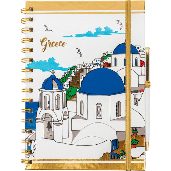 ΜΠΛΟΚ ΣΠΙΡΑΛ Α5 ΣΕΤ ΣΤΥΛΟ Β ΕΚΚΛ.ΟΥΡΑΝΟΣ (Ν) - Kaminaki